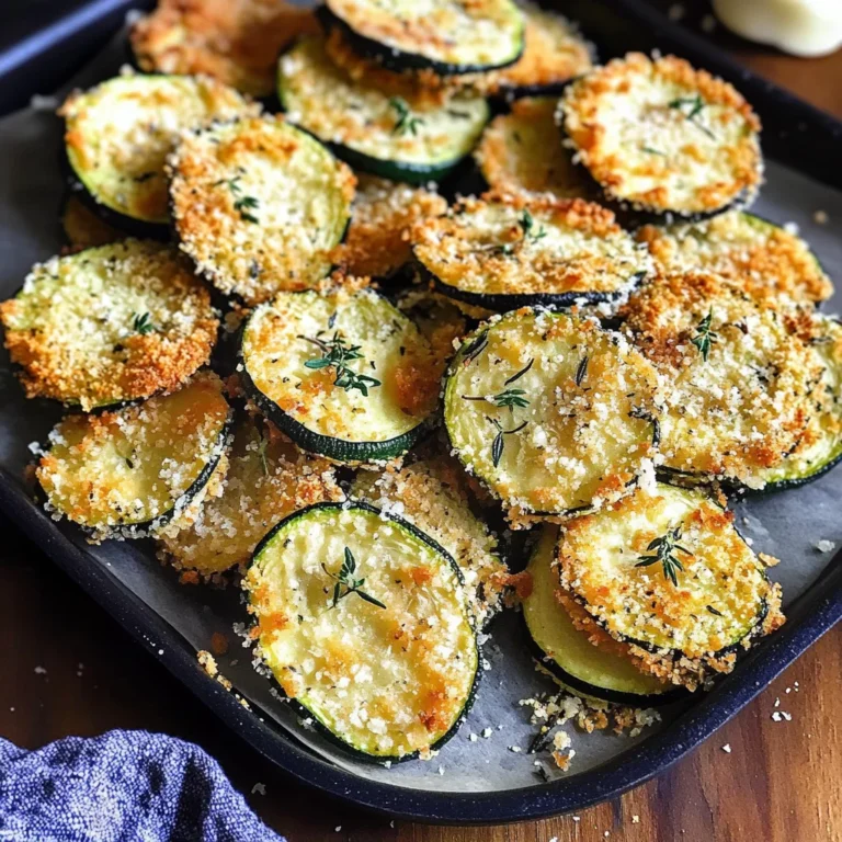 Baked Zucchini Parmesan Crisps