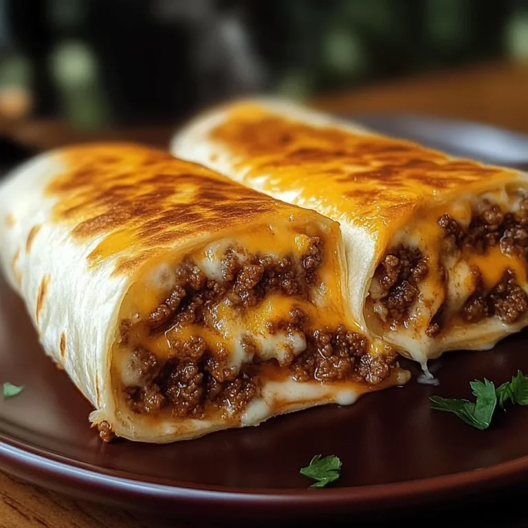 Cheesy Beefy Burritos