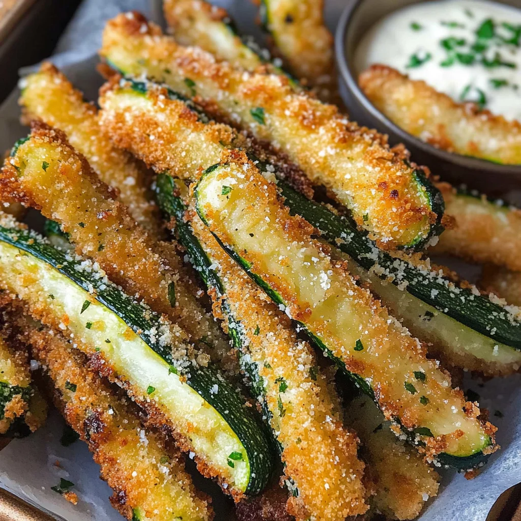 Crispy Baked Zucchini Fries