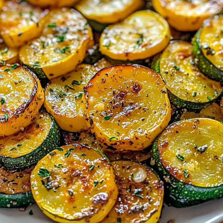 Easy Roasted Summer Squash