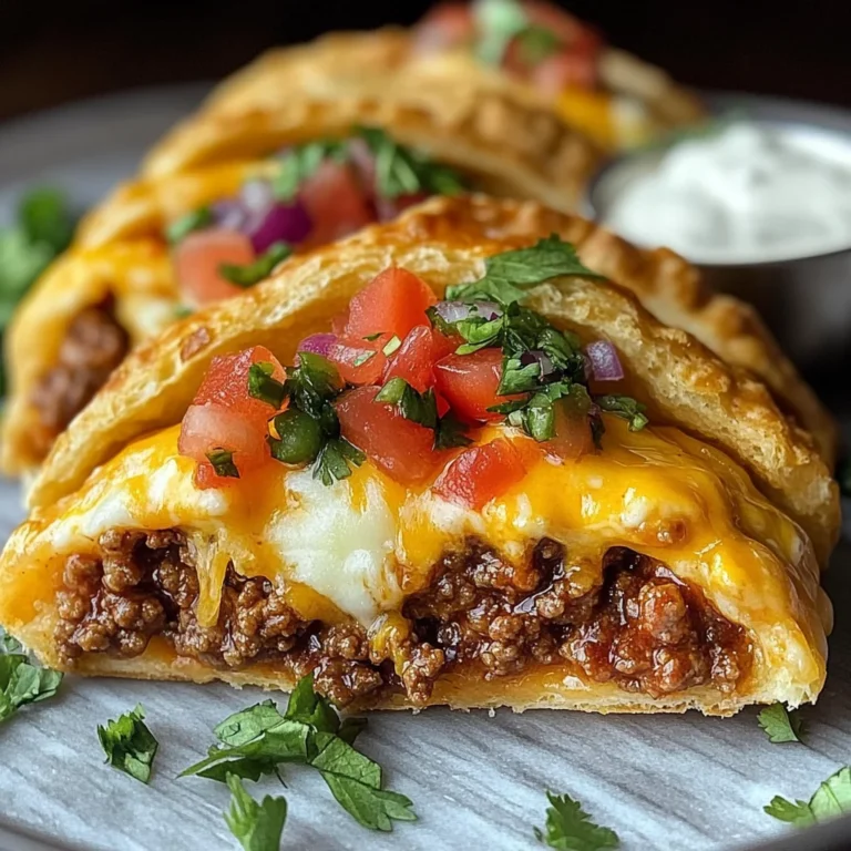 Loaded Cheesy Pocket Tacos