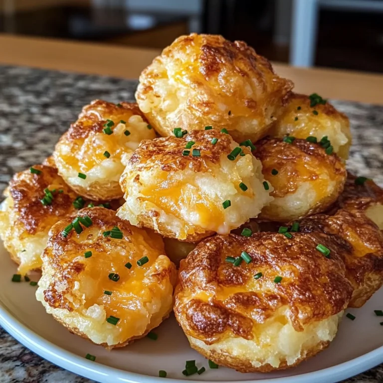Mashed Potato Cheese Puffs