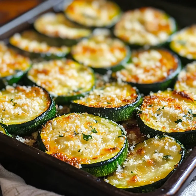 Oven Roasted Parmesan Zucchini