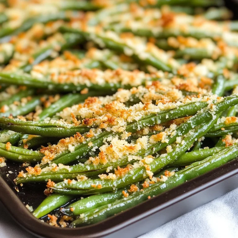 Roasted Parmesan Green Beans