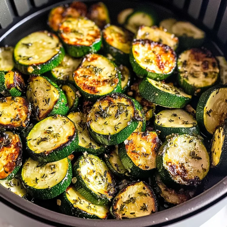 Roasted Zucchini Air Fryer