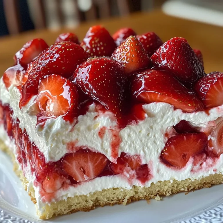 Strawberry Cheesecake Poke Cake