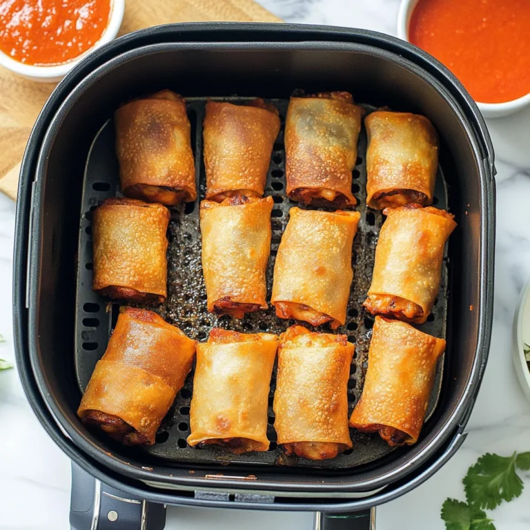 Air Fryer Pizza Egg Rolls