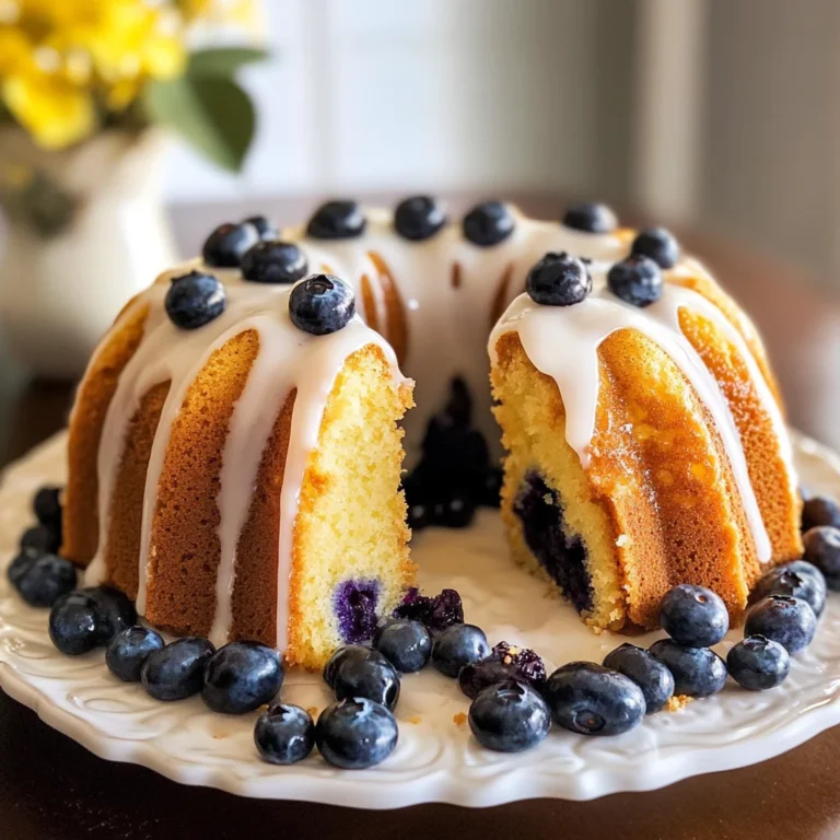 Blueberry Breakfast Bundt Cake