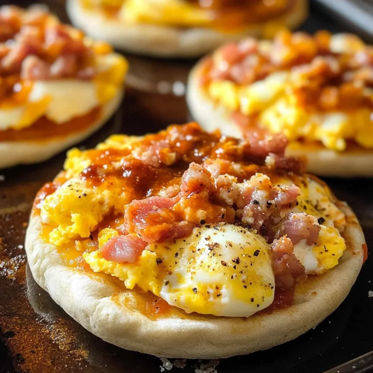 English Muffin Breakfast Pizzas