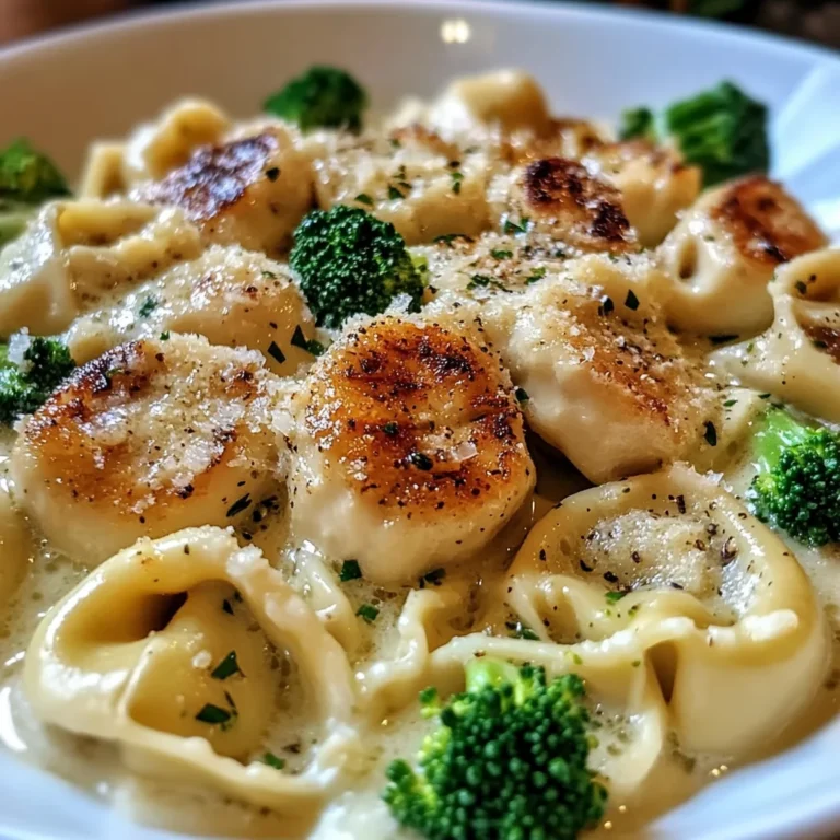 Garlic Parmesan Chicken Tortellini
