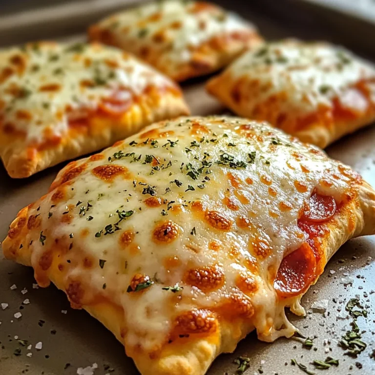 Homemade Easy Cheesy Pizza Pockets