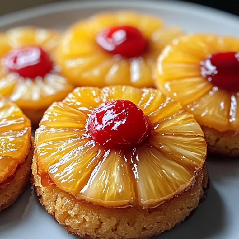 Pineapple Upside-Down Cookies: A Fun Twist on a Classic Dessert