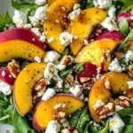Simple Peach Feta Salad