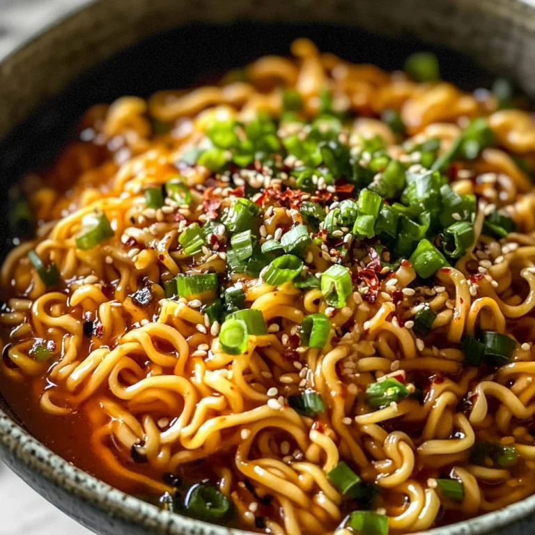 Spicy Ramen Noodles