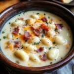 Turkey Bacon Cheddar Gnocchi Soup – A Rich and Creamy Comfort Meal