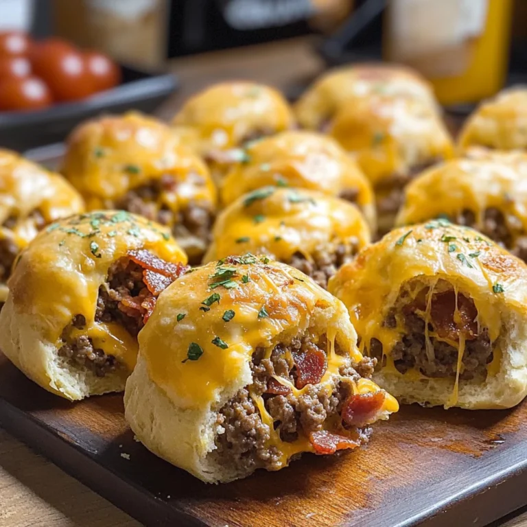 Turkey Bacon Cheeseburger Bombs Recipe