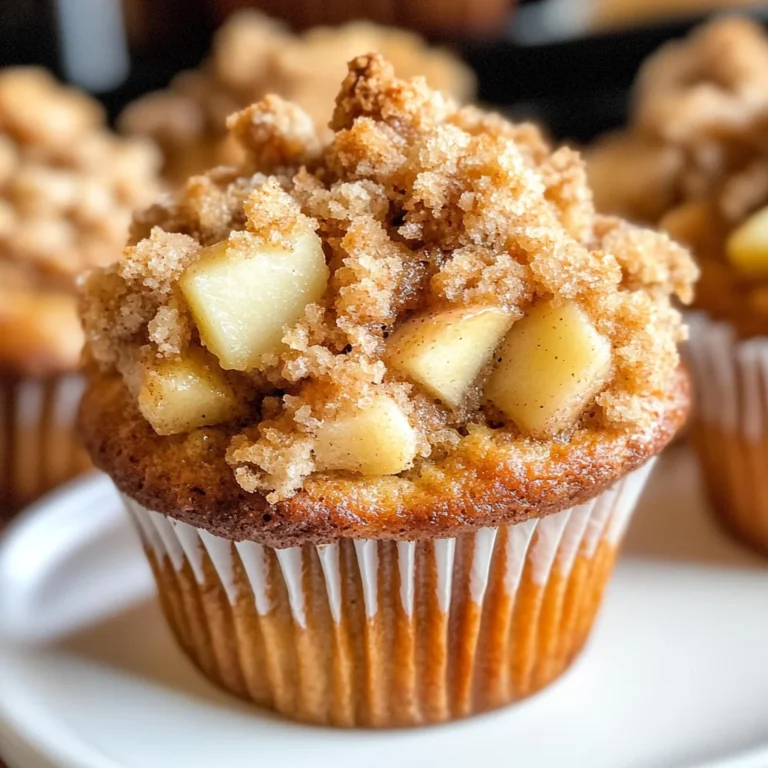 Apple Crumble Muffins