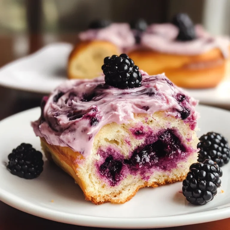 Blackberry Cinnamon Rolls