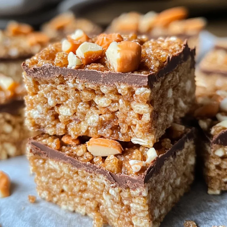 Butterfinger Rice Krispie Treats