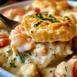 Cheddar Bay Biscuit Seafood Pot Pie: An Incredible Comforting Delight