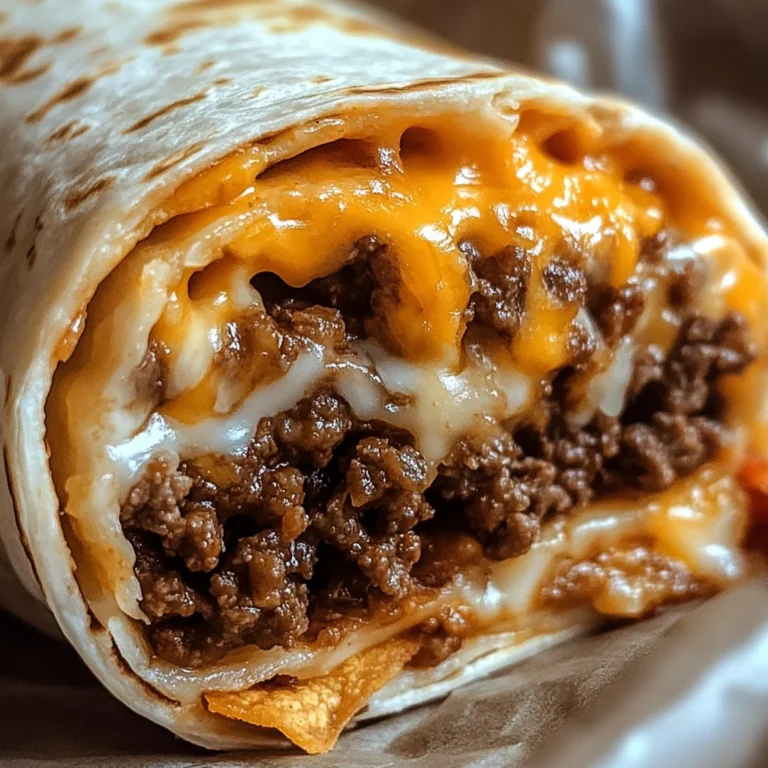 Cheesy Beef Taco Burritos