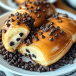 Chocolate Chip Vanilla Custard Brioches