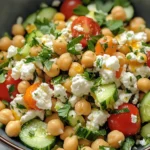 Cottage Cheese and Chickpea Salad