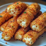Crispy Air Fryer Mozzarella Sticks