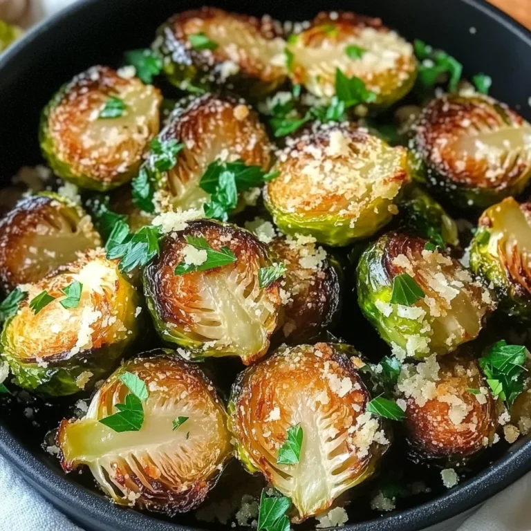 Crispy Parmesan-Crusted Roasted Brussels Sprouts