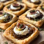 Goat Cheese and Fig Puff Pastry Tarts