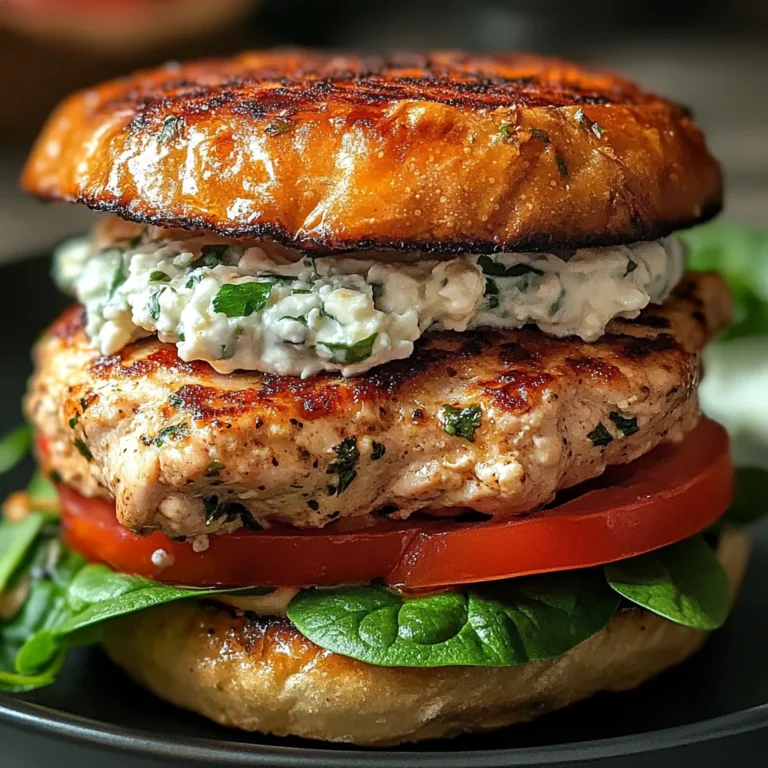 Greek Chicken Burgers