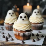 Halloween Cupcakes: Ghost Cupcakes
