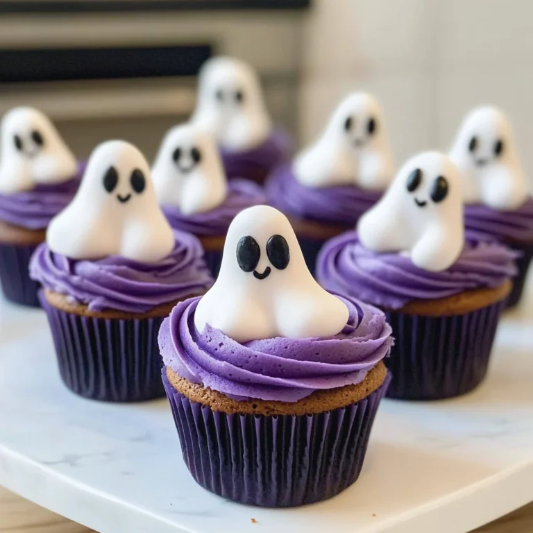Halloween Ghost Cupcakes