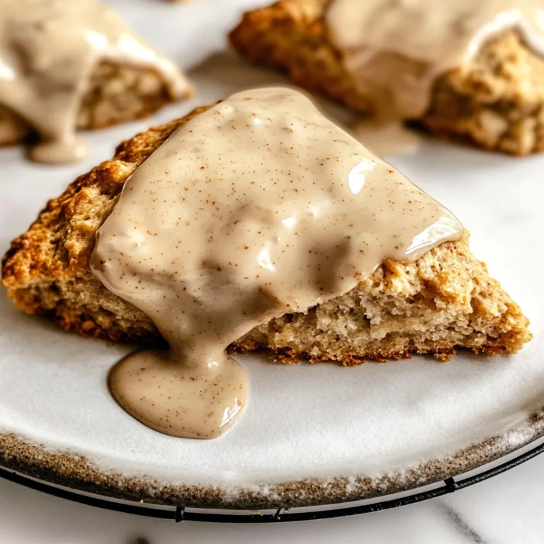 Homemade Chai Scones with Maple Chai Glaze
