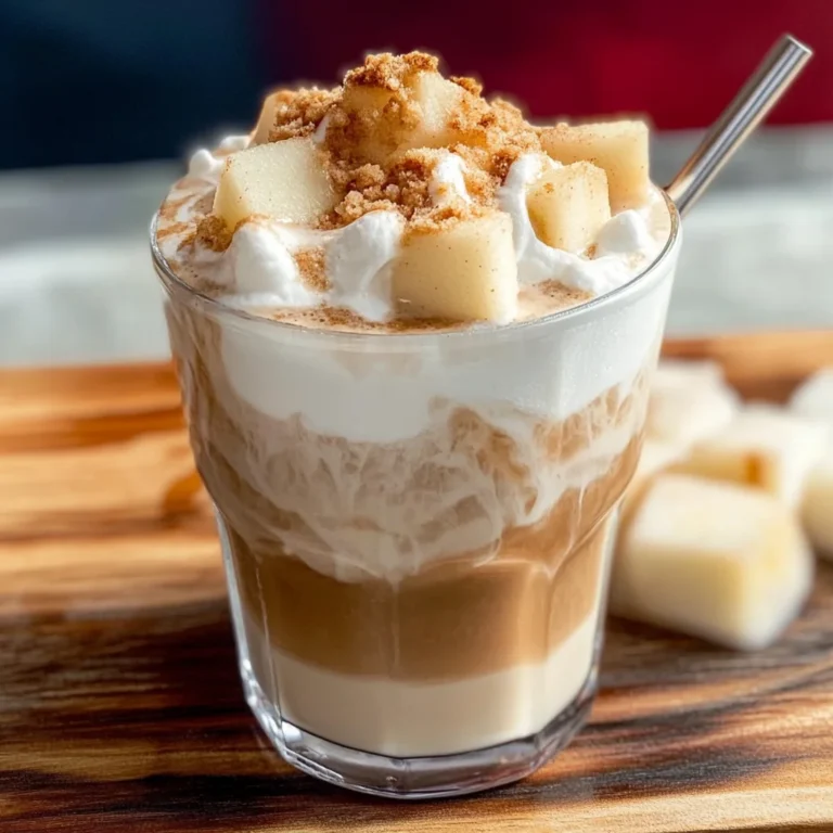 Iced Apple Crisp Cream Chai (Starbucks Copycat)