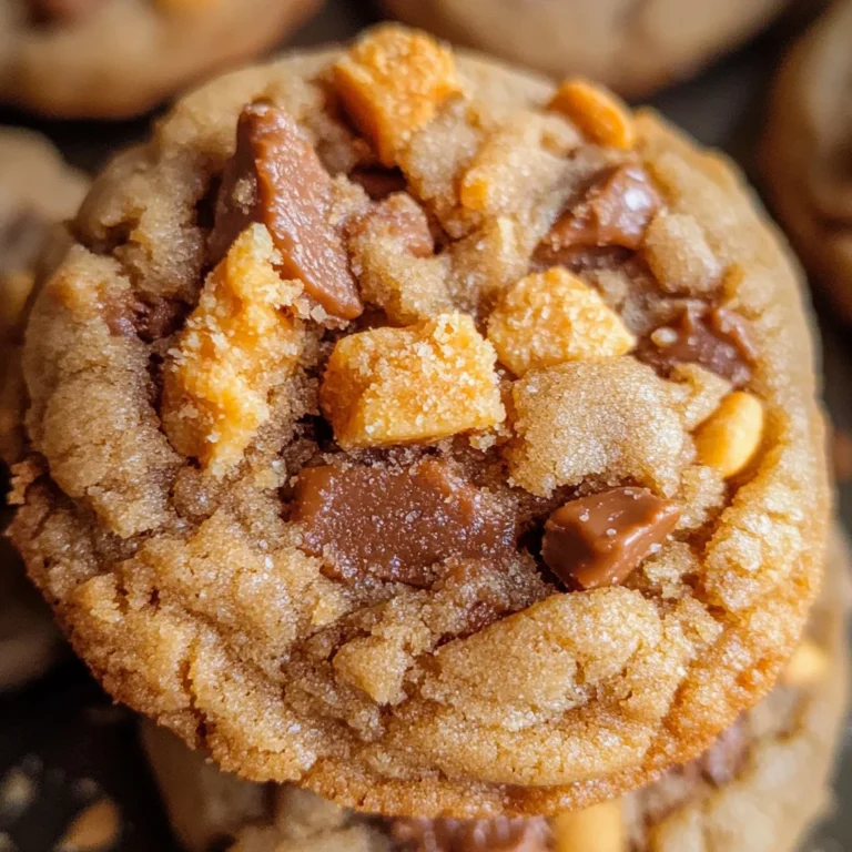 Peanut Butter Butterfinger Cookies