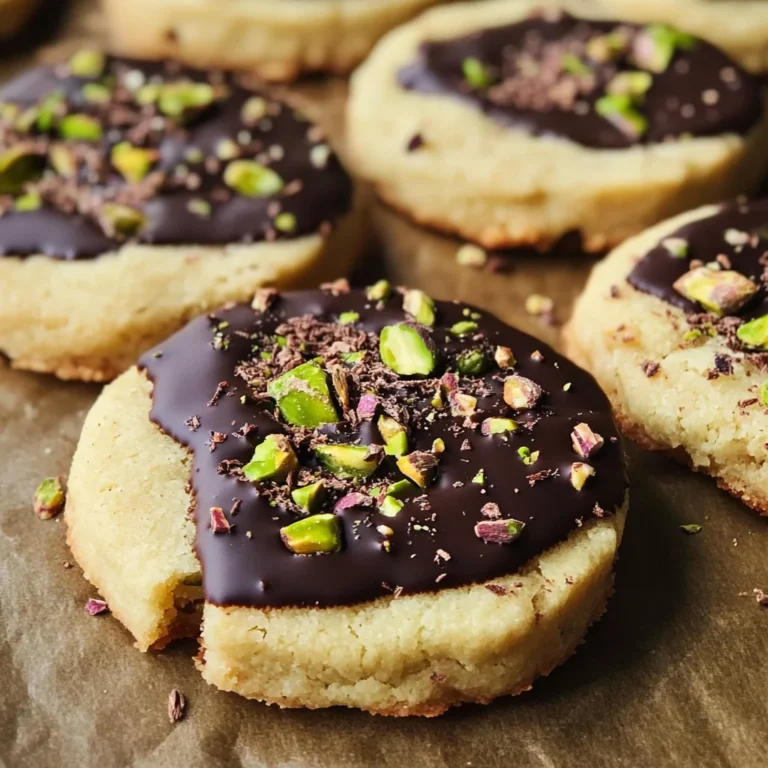 Pistachio Shortbread Cookies