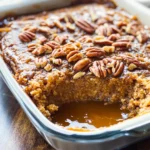 Pumpkin Pecan Cobbler