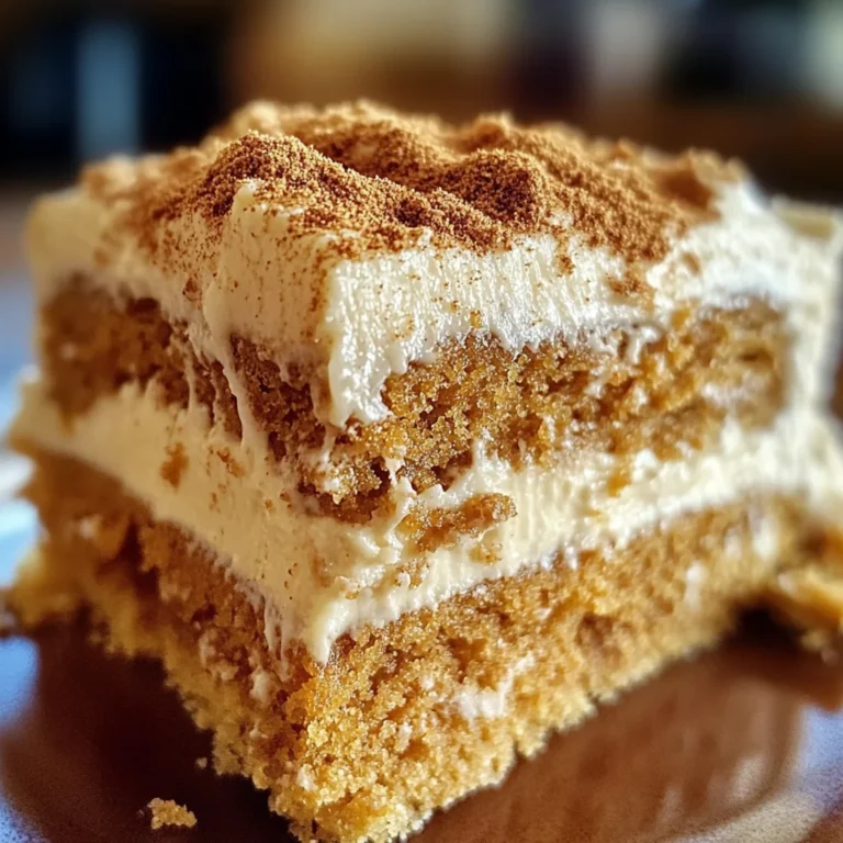 Pumpkin Spice Gooey Cake with Cream Cheese Frosting