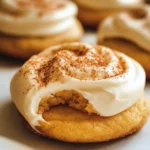 Pumpkin Spice Sugar Cookies with Cream Cheese Frosting