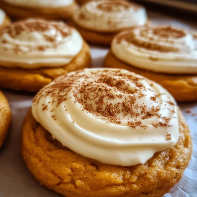 Pumpkin Sugar Cookies with Cream Cheese Frosting