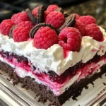 Raspberry Chocolate Lasagna Dessert