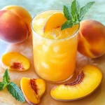 Refreshing Peach Lemonade