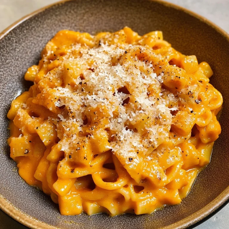 Roasted Pumpkin and Garlic Pasta