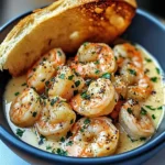 Shrimp Scampi Bowls with Garlic Bread