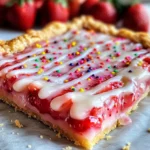 Strawberry Pop Tart Slab Pie Recipe
