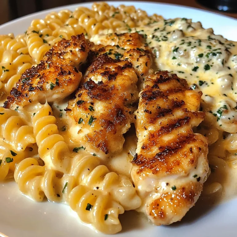 Creamy Garlic Butter Chicken with Twisted Cheddar Pasta