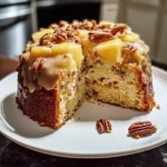 Pineapple Pecan Cream Cheese Pound Cake