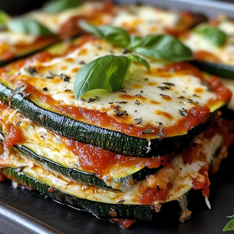 Zucchini Ricotta Melts with Marinara